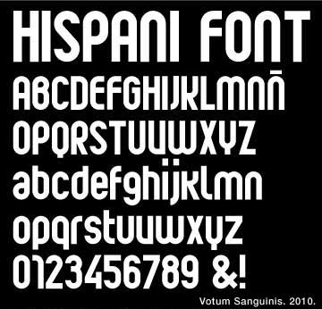 Mexican Hispani Font Redefining Mexicos Trademark Packaging Logotype