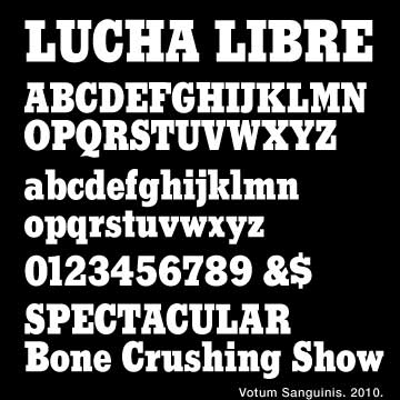 If you want to license this font from my Mexican design foundry 